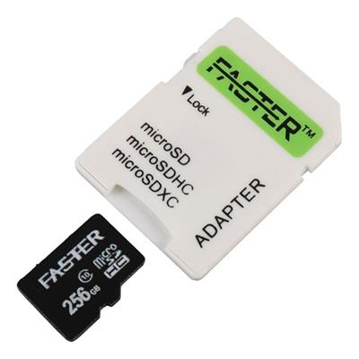 Faster 256 GB UHS-I U1 Sınıf 10 Micro SDHC Hafıza Kartı