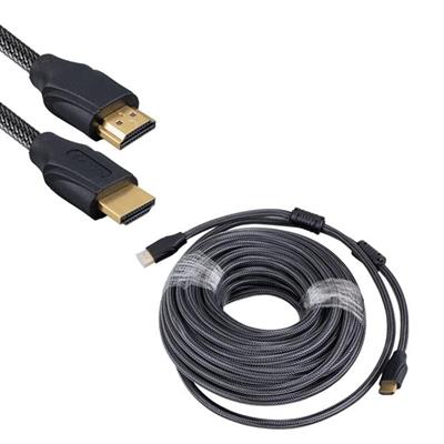 Fully G-507E 15 Metre Örgülü Gold Uçlu HDMI Kablo (Seri 1)
