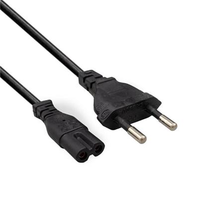 Fully M-1303E Siyah 1.5 Metre 2 Pin Teyp Kordon Fişi Cereyan Kablosu