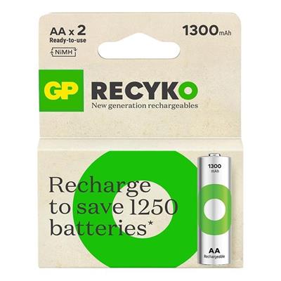GP ReCyko 1300 mAh Ni-Mh 1.2 Volt AA Kalem Şarjlı Pil 2li Paket