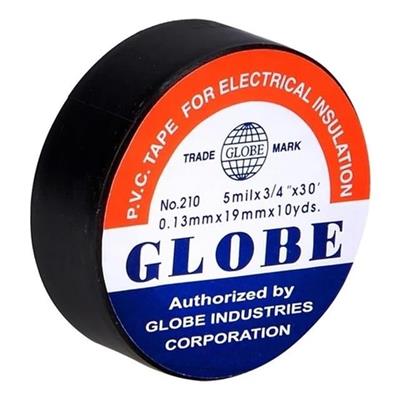 Globe 0.13Mmx19Mm İzole Bant 10lu Siyah