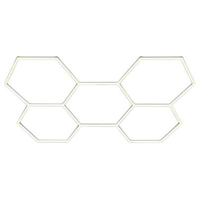 Ledx AL-RW7226 Altıgen Petek 240W Beyaz Led Armatür Garaj Dekoratif Aydınlatma