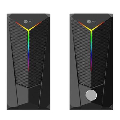 Lenovo Lecoo DS104 Kablolu Usb + 3.5Mm Jack 6W 80dB Rgb Işıklı 1+1 Gaming Speaker - Hoparlör
