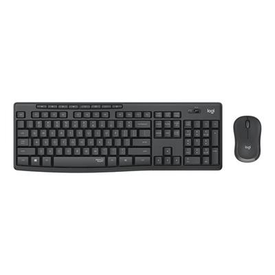 Logitech MK295 Q Tr Siyah Kablosuz Klavye Mouse Set