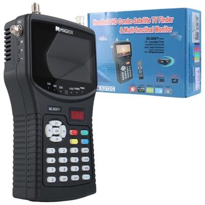 Magbox MG-265S/T+ 4.3 İnç Full HD LCD Ekranlı Görüntülü Uydu Yön Bulucu (Uzaktan Kumandalı)