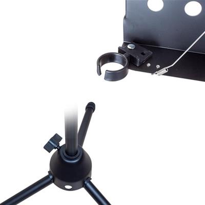 Magicvoice MV-19498 Katlanabilir Tripod Nota Sehpası Perfore Standı Konser Orkestra Tipi Yükseklik Ayarlı (50-150CM)