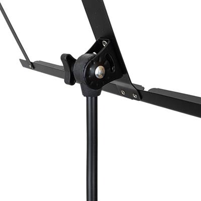 Magicvoice MV-19497 Orkestra Tipi Nota Sehpası Metal Katlanır Perfore Tabla Sayfa Tutuculu (50-150CM)