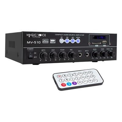 Magicvoice MV-510 50 Watt Usb-Sd-Bluetooth Girişli Hat Trafolu Ses Mixer