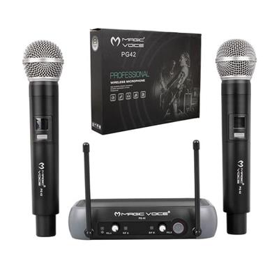 Magicvoice PG-42X Vhf 2 El Kablosuz Volüm Kont Telsiz Mikrofon