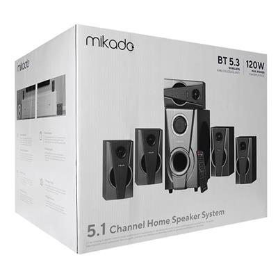 Mikado MD-672BT 5+1 Bluetooth Speaker 120W Usb+SD+FM Destekli Multimedia Ev Sinema Ses Sistemi