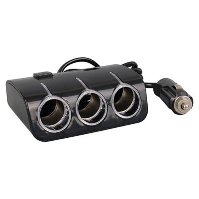 Olesson 1506 12-24V Çift USB Girişli 120W 80 CM Kablolu 3LÜ Araç Çakmak Çoklayıcı