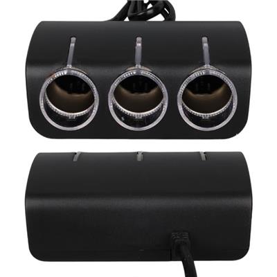 Olesson 1521 12-24V 120W 80 CM Kablolu 3LÜ Araç Çakmak Çoklayıcı