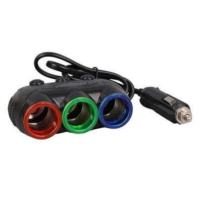 Olesson 1632 12-24V 120W 80cm Kablolu 3lü Araç Çakmak Çoklayıcı