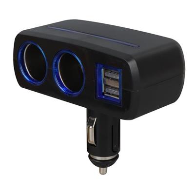 Olesson 1637 12-24V Çift USB Girişli 120W 2li Araç Çakmak Çoklayıcı