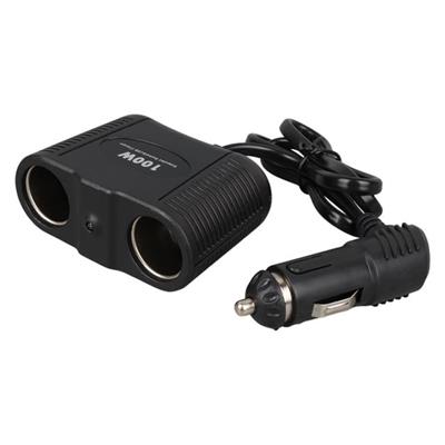 Olesson 1642 12-24V 100W 70cm Kablolu 2li Araç Çakmak Çoklayıcı