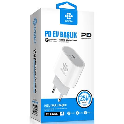 PD 25W Tek Girişli Hızlı Şarj Başlik Arbaks ARB-013B