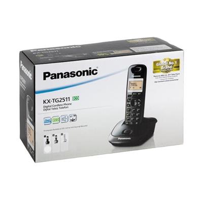 Panasonic KX-TG2511 Siyah Dect Telsiz Telefon
