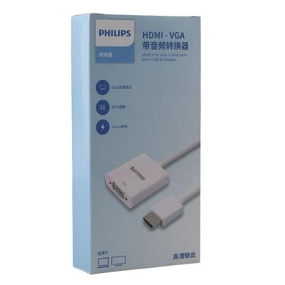 Philips SWR1620A/93 HDMI To Vga Laptop - Pc Monitör Görüntü Converter Çevirici (Projeksiyon Uyumlu)