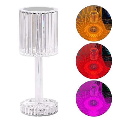 PowerMaster HA-1788 Dekoratif RGB LEDli Ambiyans Masa Gece Lambası Şarjlı Dokunmatik Tuşlu