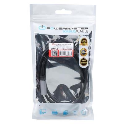 PowerMaster PM-24326 Type-C Erkek-Dişi 1.5 Metre Kablo