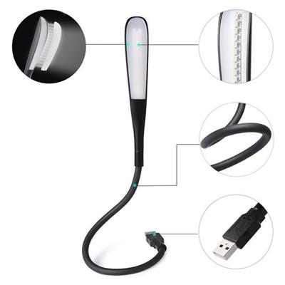 PowerMaster PM-24561 14 Ledli Siyah Esnek Usb Led Lamba