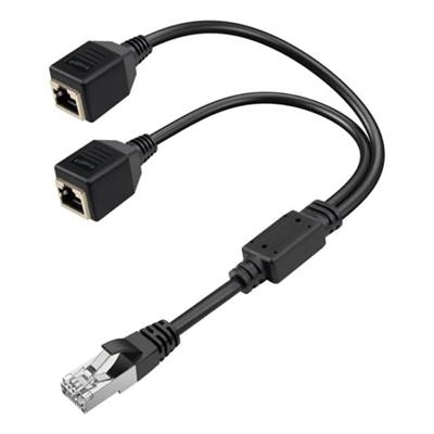 PowerMaster PM-25434 Erkek RJ45 TO 2x Dişi Ethernet Çoklayıcı Splitter Dağıtıcı