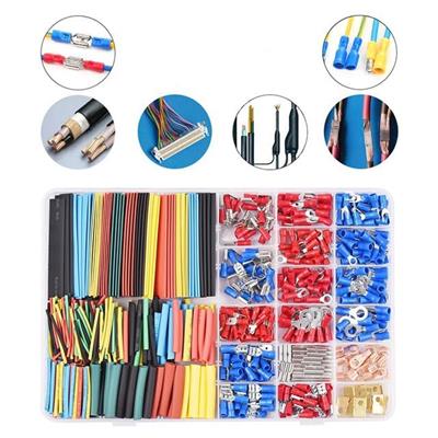 PowerMaster PM-25983 Muhtelif Ölçülerde Kablo Pabuç + Daralan Makaron (678 Parça)