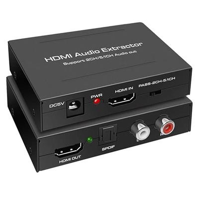 PowerMaster PM-2619 4K HDMI TO HDMI + SPDIF - L/R Ses Ve Görüntü Ayırıcı Çevirici