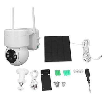 PowerMaster PM-26196 Solar Güneş Panelli Dış Mekan Wifi Kamera 4MP 1080P ICSEE Uygulama Destekli