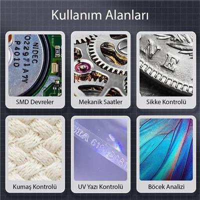 PowerMaster PM-26234 Dijital Macro Kameralı Profesyonel Tamirci Mikroskop 500X Büyütme