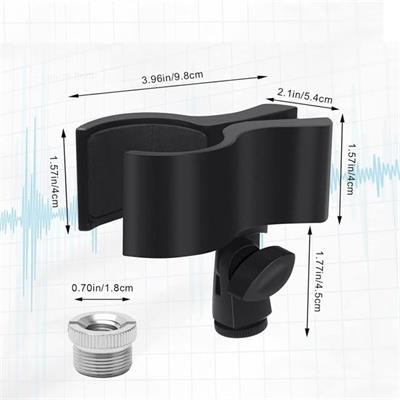 PowerMaster PM-26937 Mikrofon Standı Klipsi Plastik Yaylı 3-6CM