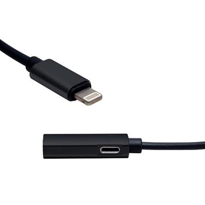 PowerMaster PM-3770 2in1 Lightning Girişli Şarj Ve Kulaklık Çevirici Kablo