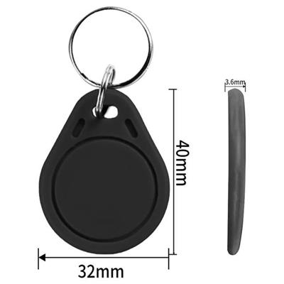 PowerMaster ST-07792 NFC RFID 13.56Mhz Göster Geç Boncuk Personel Kilit Anahtar (KEYFOP-TAG Proximity)
