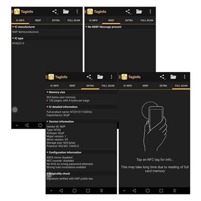 PowerMaster ST-07792 NFC RFID 13.56Mhz Göster Geç Boncuk Personel Kilit Anahtar (KEYFOP-TAG Proximity)