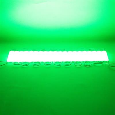 Powermaster 12 Volt 1.5 Watt Yeşil 2835 69 X 16 Mm IP65 160 – 180 Lümen 160 Derece Modül Led