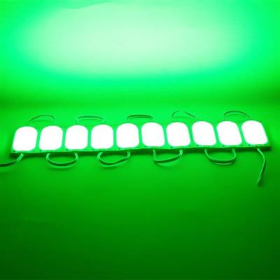 Powermaster 12 Volt 3 Watt Yeşil 85 X 35 Mm IP65 220 – 240 Lümen 140 Derece Cob Modül Led