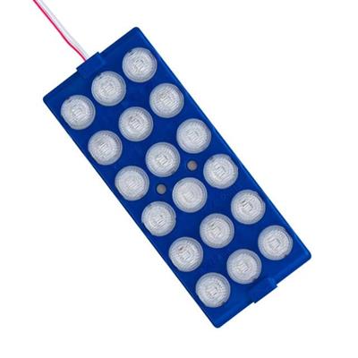 Powermaster 12 Volt 6 Watt Mavi 18 Ledli 2li Paket Yanıp Sönen Modül Led