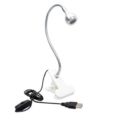 PowerMaster PM-20042 COB LED Akrobat Mandallı USB 6500K Beyaz Masa Lambası