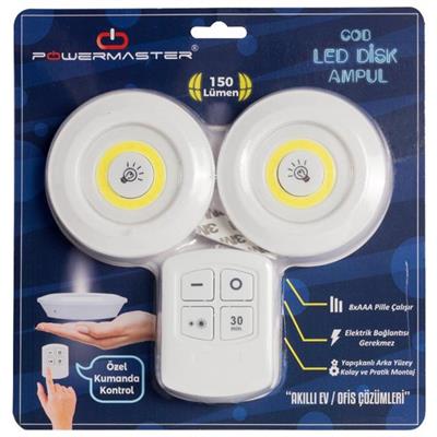 Powermaster Cob Led Kabin Ampul Kumandalı