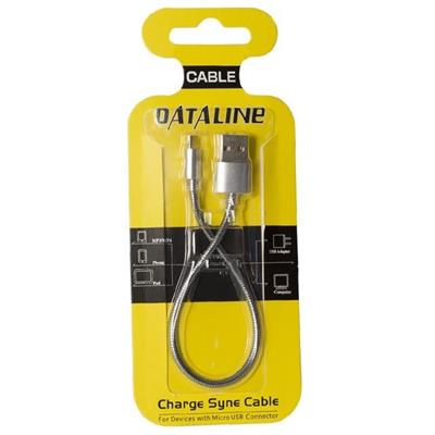 Powermaster Dataline Micro Serisi Örgülü Kısa Şarj Kablosu