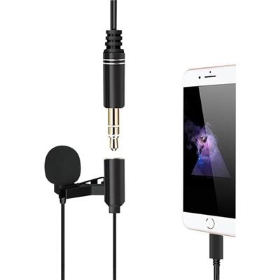 Powermaster JH-041-A Cep Telefonu için Ligthning Girişli Youtuber Yaka Mikrofonu
