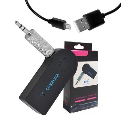 PowerMaster PM-12767 Mikrofonlu Bluetooth Ses Alıcı Araç ve Hoparlör İçin Aux Girişli Kablosuz Dönüştürücü Kiti