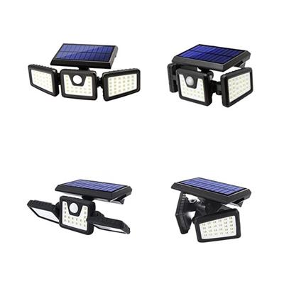 Powermaster MX-W771A Sensörlü 3 Modlu 74 Ledli Solar Aydınlatmalı Duvar Lambası