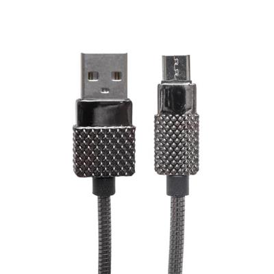 Powermaster Metal Yaylı 3 Amper Micro USB Şarj ve Data Kablosu