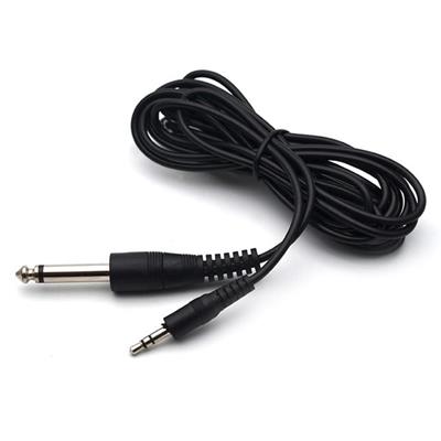 Powermaster PM-15917 Siyah 6.3 Mm Gitar to 3.5 Mm Stereo Ara Kablo (1.4 Metre)