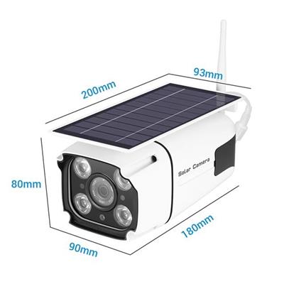 Powermaster PM-19469 1080P Antenli Metal Kasa  Solar Wifi IP Kamera