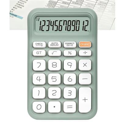 Powermaster PM-25410 Yeşil 12 Haneli Hesap Makinesi