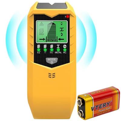 Powermaster PM-26593 Profesyonel 5in1 Lcd Ekranlı Çok Fonksiyonlu Saplama Bulucu Duvar Dedektörü