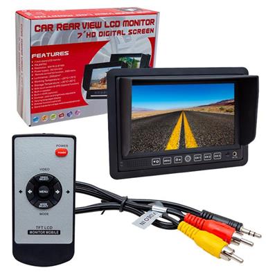 Powermaster PM-5879 7\\ 12V-24V 3 Kanal AV Girişli Monitör