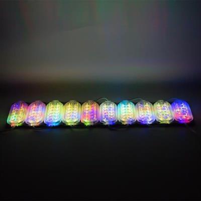 Powermaster Parlak Yanıp Sönen RGB 24 Volt 1.2 Watt  2835 Modül Led